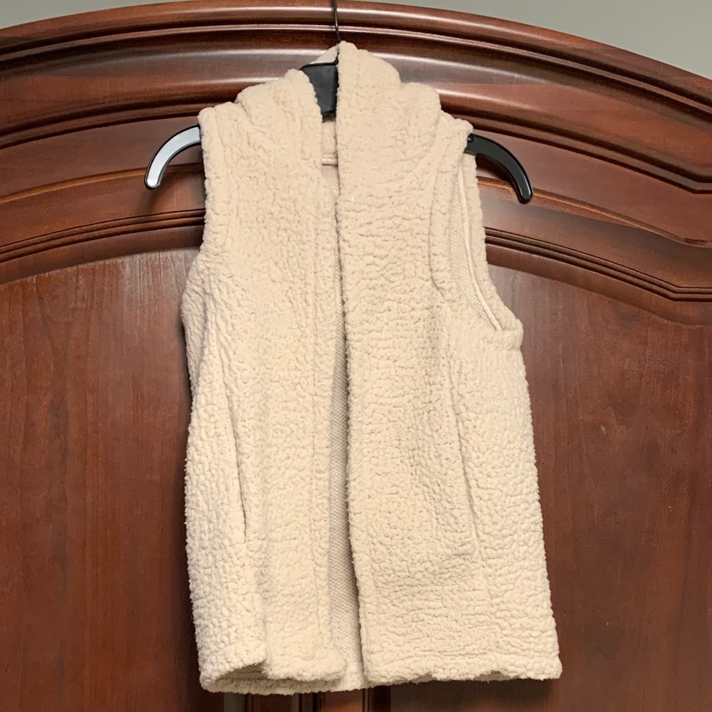 Fluffy sweater vest